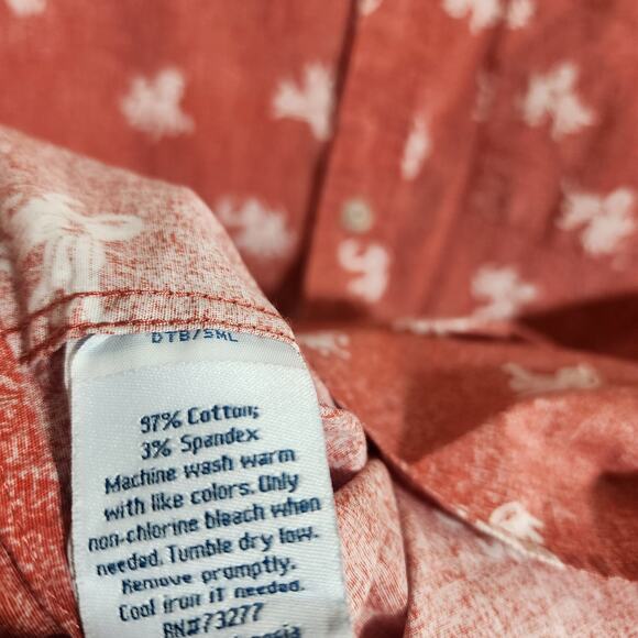 Urban Pipeline octopus print short sleeve button down shirt men's size small - Picture 5 of 8